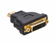 Akyga adaptér DVI-F/HDMI-M/Duplex/cerná