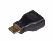 Akyga adaptér HDMI/miniHDMI/Duplex/cerná