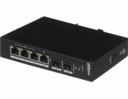 Dahua Technology PFS3206-4P-96 síťový přepínač Řízený L2 Fast Ethernet (10/100) Podpora napájení po Ethernetu (PoE) Černá