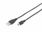Digitus USB 2.0 connection cable, type  A - mini B (5pin)...