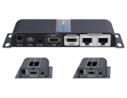 PREMIUMCORD HDMI 1-2 splitter+extender po CAT6/6a/7, FULL HD, 3D