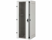 Stojanový rozvaděč 19" 42U (š)800x(h)1000, přední a zadní dveře 80% síto, RAL9005 černý