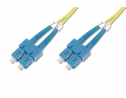 Digitus Fiber Optic Patch Cord, SC to SC OS2, Singlemode 09/125 µ, Duplex, Length 10m