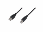 Digitus Připojovací kabel USB 2.0, typ A - B M / M, 3,0 m...