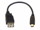 PREMIUMCORD USB redukce kabel USB A/female - Mini 5pin US...
