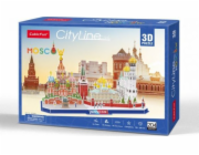 Dante 3D Puzzle City Line Moskva 204el 20266