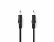 Nedis CAGB22000BK20 - Stereofonní Audio Kabel | 3,5mm Zástrčka - 3,5mm Zástrčka | 2 m | Černá barva