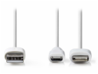 NEDIS synchronizační a nabíjecí kabel 2 v 1/ USB Micro B ...