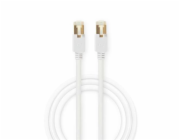 Nedis CCGB85221WT10 - CAT6 S/FTP Síťový Kabel | RJ45 (8P8C) Zástrčka – RJ45 (8P8C) Zástrčka | 1 m | Bílá barva