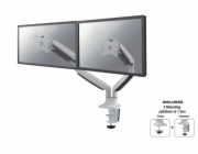 Neomounts NM-D750D - Montážní sada - plný pohyb - pro 2 LCD displeje - bílá - velikost obrazovky: 10"-32" - upevnění svorkou, průchodka, upevnitelné na stůl