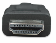 MANHATTAN kabel HDMI s Ethernetem, HEC, ARC, 3D, 4K, stíněný, 3m, Black