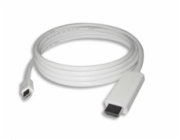 PremiumCord DisplayPort 1.2 na HDMI 2.0 kabel pro rozlišení 4Kx2K@60Hz, 3m