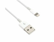Kabel C-TECH USB 3.0 AM na Type-C kabel (AM/CM), 1m, bílý - CB-USB3C-10W