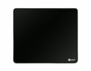 C-TECH Podložka pod myš MP-01, černá, 320x270x4mm, obšité okraje