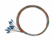 Solarix pigtail LC pc, SM 09/125, 1,5m, balení 12ks barevně rozlišeno,  SXPI-LC-PC-OS-1,5M-12PCK