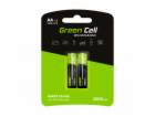 Green Cell Rechargeable Batteries 2x AA HR6 2000mAh