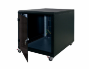 19" kontejner.rozvaděč 12U,hl.1000mm,nosnost 200kg černý