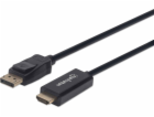 MANHATTAN Kabel DisplayPort na HDMI 1080p, 1m, černý