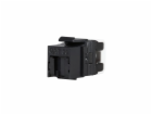Solarix keystone c5e UTP RJ45 černý pro kleště SXKJ-NA-BU...