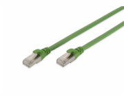 DIGITUS patch kábel Cat6A, S/FTP (PiMF), PUR (TPU) OUTDOOR - 20m, zelený