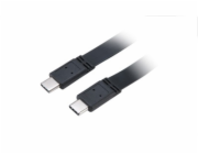 AKASA kabel PROSLIM, USB 3.1 Gen2 Type-C na Type-C, 10Gbps, 4K, Fast Charge 3A/5V, 1M