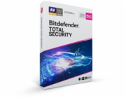 Bitdefender Total Security - 5 zařízení na 1 rok - elektronická licence do emailu