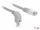 Delock Síťový kabel RJ45 Cat.5e SF/UTP pravoúhlý dolů / p...