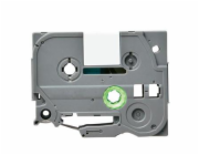 Páska TZE-211 (TZE211) kompatibilní pro Brother, 6mm, bílá/černá, laminovaná, délka 8m