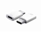 Samsung adaptér EE-GN930, USB-C / micro USB, bílá, (bulk)