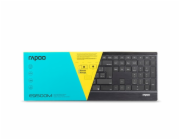RAPOO klávesnice E9500M Multi-mode Wireless Ultra-slim Keyboard Black