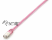 Vybavte 605586 RJ45 Plug Patch Cable na RJ45 Plug S/FTP CAT.6 10,00 m Pink