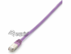 Equip Patchcord Cat6, S / FTP, 10m, Fialový (605556)