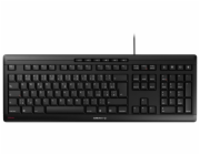 CHERRY klávesnice STREAM, drátová, USB, CZ+SK layout, černá