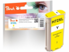 PEACH kompatibilní cartridge HP No. 72 (XL), žlutá, C9373...