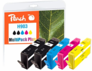 Peach HP No. 903XL, MultiPack Plus, 2x28, 3x12 ml CMYK (320007) PEACH kompatibilní cartridge HP No. 903, Multi-Pack-Plus, 2x bk, 1x c,m,y