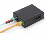 DIGITUS Professional Gigabit PoE media converter, RJ45 / SFP, PSE
