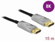 Delock - Kabel DisplayPort - DisplayPort (M) do DisplayPort (M) - DisplayPort 1.4 - 15 m - podpora 8K UHD (7680 x 4320) - černá