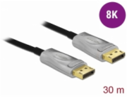 Delock Aktivní optický kabel DisplayPort 1.4 8K 30 m