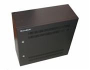 XtendLan Rozvaděč 540x200x550, černý, uchycení pro zařízení 19" (2U + 4U), na zeď, dva zámky