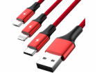 UNITEK C4049RD USB kabel 1,2 m USB A USB C/Micro-USB B/Sv...