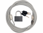 Ocelové lanko s visacím zámkem TOYA