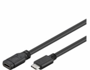 PREMIUMCORD USB- C prodlužovací kabel (USB 3.1 generation 1), C/M - C/F, 2m