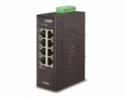 Planet ISW-800T, switch, 8x 10/100Base-TX, ESD, DIN, IP30, -40~75°C
