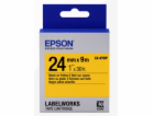 Epson Label Cartridge Pastel LK-6YBP Black/Yellow 24mm (9m)
