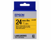 Epson Label Cartridge Pastel LK-6YBP Black/Yellow 24mm (9m)