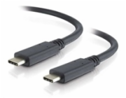 PremiumCord USB-C kabel ( USB 3.2 generation 2x2, 5A, 100W, 20Gbit/s ) černý, 1m