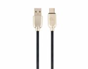 Gembird KAB051359 USB 2.0 AM na Type-C (AM/CM), 2m, černý CABLEXPERT Kabel USB 2.0 AM na Type-C kabel (AM/CM), 2m, pogumovaný, černý, blister, PREMIUM QUALITY