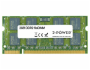 2-Power SODIMM DDR2 2GB MEM0702A 2-Power 2GB MultiSpeed 533/667/800 MHz DDR2 SoDIMM 2Rx8 (DOŽIVOTNÍ ZÁRUKA)