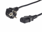 Kabel síťový PremiumCord 230V k počítači 0.5m 