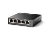 TP-Link TL-SG1005LP TP-Link switch TL-SG1005LP (5xGbE, 4xPoE+, 40W, fanless)